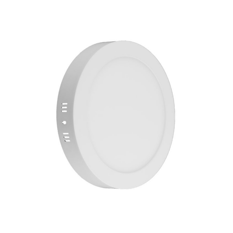 76426518-76430418-76440318-1.png PANEL SOBREPUESTO REDONDO 18W FRIO 6500K - Imagen 1