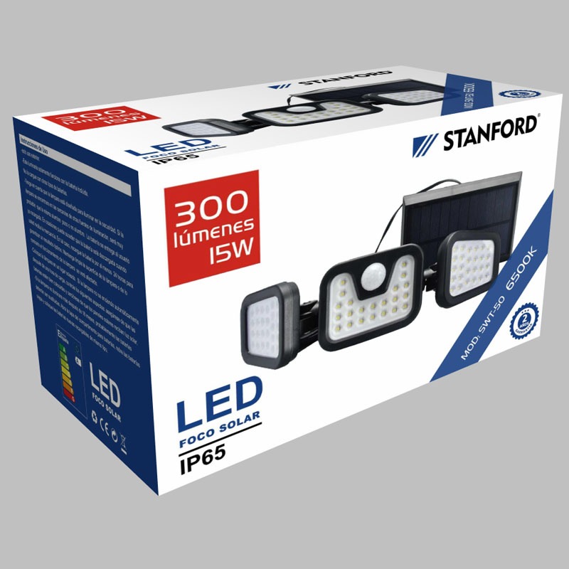 IMG-20201209-WA0001.jpg Aplique Led Solar 15W IP65 450 Lúmenes 6500K STANFPRD - Imagen 1