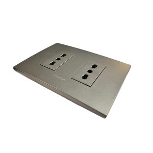 Enchufe Doble Bipaso 10/16A 250V (Grafito) de alta calidad