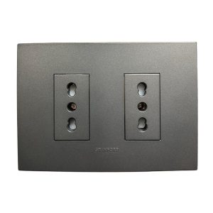 Enchufe Doble Bipaso 10/16A 250V (Grafito) de alta calidad