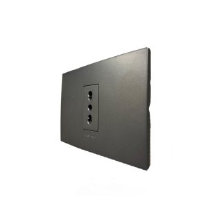 Enchufe Simple Bipaso 10/16A 250V (Grafito) profesional