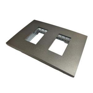 Placa Doble C/Soporte (Grafito) con garantía