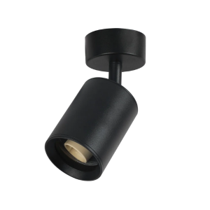 FOCO PORTA GU10 NEGRO SOBREPUESTO LED MODELO ALTAIR I KONNERGIE 12 MESES DE GARANTÍA