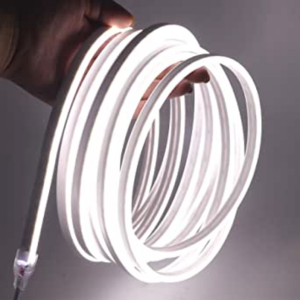 CINTA LED NEON BLANCA FRÍA 2835 INTERIOR EXTERIOR 1 METRO