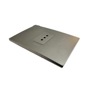 Enchufe Simple 10A 250V (Grafito) de alta calidad