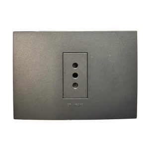Enchufe Simple 10A 250V (Grafito) de alta calidad