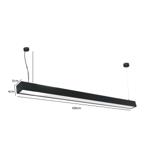 LINEAL NEGRO BIO 24W MODELO ALNILAM 2.0