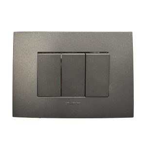 Interruptor Triple (9/32) 10A  250V (Grafito) premium