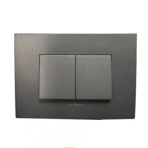 Interruptor Doble Teclon (9/15) 10A  250V  (Grafito) profesional