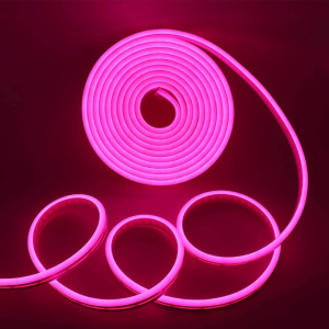 CINTA LED 12V NEON ROSA 2835 INTERIOR EXTERIOR CORTE CADA 3CM