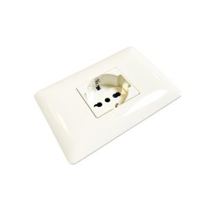 Enchufe Schuko 16A Blanco