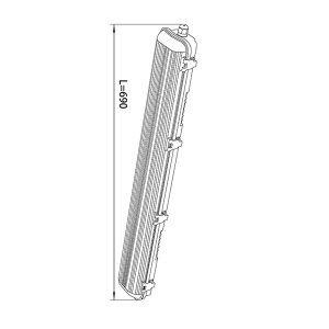 Equipo LED Estanco STANFORD 2 x 9 Watts