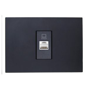 TOMA RED COMPUTACION CAT 6E (NEGRO)