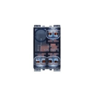 Modulo Interruptor Conmutador 16A 250V Color Café
