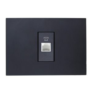 TOMA TELEFONICA RJ11 (NEGRO)