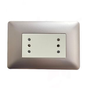 Enchufe Doble Puenteado 10A 250V (Champagne) profesional