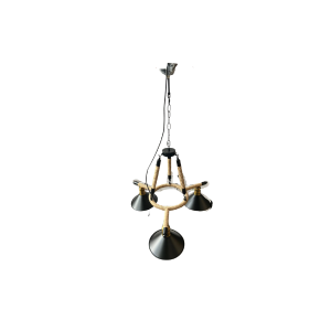 LAMPARA DE TECHO PORTA AMPOLLETA E27 X3 MODELO YUTE VICTORIEN