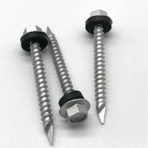 Tornillo Hexagonal Punta Espada con Golilla Recubrimiento Ruspert