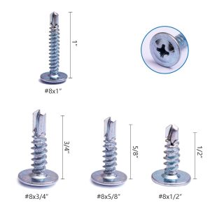 Tornillo Cabeza Truss Punta Broca Zincado