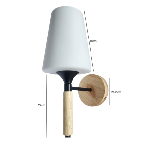 LAMPARA APLIQUE SIMPLE PORTA AMPOLLETA E27 MODELO LUSITANIA