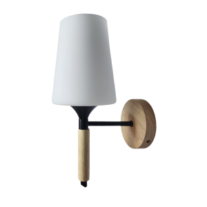 LAMPARA APLIQUE SIMPLE PORTA AMPOLLETA E27 MODELO LUSITANIA