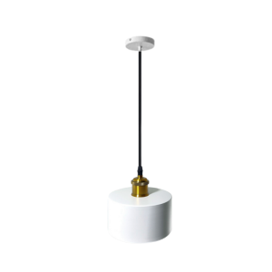 LAMPARA DE TECHO BLANCA PORTA AMPOLLETA E27 MODELO MORAVA
