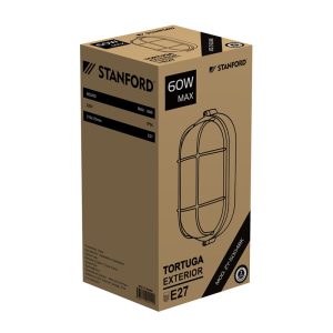 Tortuga Ovalada con Rejilla E/27 STANFORD