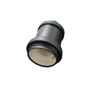 SOQUETE VINTAGE NEGRO PORTA AMPOLLETA E27 MODELO VARENA