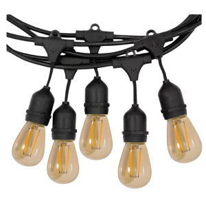 GUIRNALDA EXTERIOR IP65 10 SOQUETES 10 METROS
