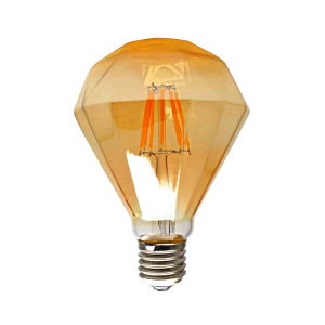 AMPOLLETA E27 LED G95 MODELO DIAMANTE II FILAMENTO 4W 2700K