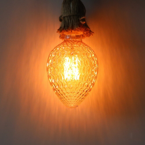 AMPOLLETA E27 LED G95 MODELO CHIRIMOYA FILAMENTO 4W 2700K