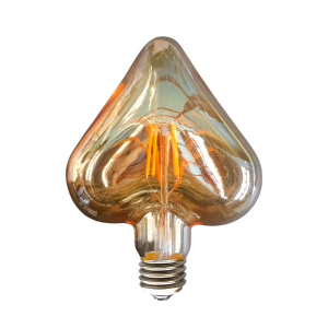 AMPOLLETA E27 LED G95 MODELO CORAZÓN FILAMENTO 4W 2700K