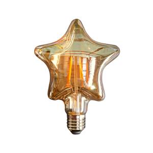 AMPOLLETA E27 LED G95 MODELO ESTRELLA FILAMENTO 4W 2700K