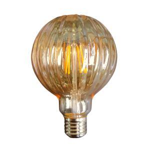 AMPOLLETA E27 LED G95 MODELO CALABAZA FILAMENTO 4W 2700K