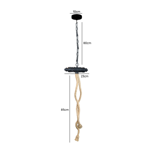 LAMPARA DE TECHO PORTA AMPOLLETA 2 SOQUETE E27 MODELO YUTE SINA
