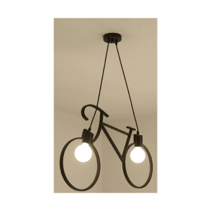 LAMPARA DE TECHO PORTA AMPOLLETA E27 X2 MODELO BICI VERNON