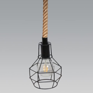 LAMPARA DE TECHO PORTA AMPOLLETA E27 MODELO YUTE SIEGBURG
