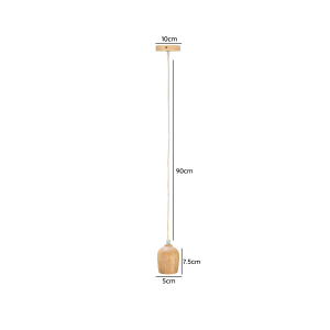 SOQUETE MADERA PORTA AMPOLLETA E27 MODELO BETEIGEUZE III