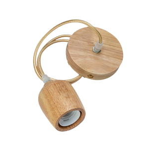 SOQUETE MADERA PORTA AMPOLLETA E27 MODELO BETEIGEUZE III