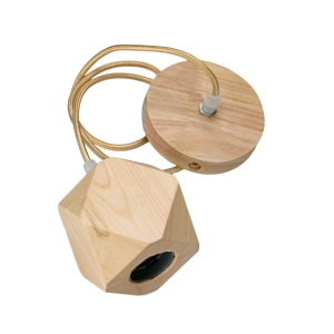 SOQUETE MADERA PORTA AMPOLLETA E27 MODELO BETEIGEUZE