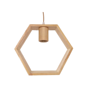 LAMPARA DE TECHO PORTA AMPOLLETA E27 MODELO HEXA