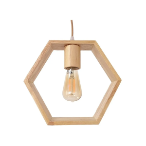 LAMPARA DE TECHO PORTA AMPOLLETA E27 MODELO HEXA