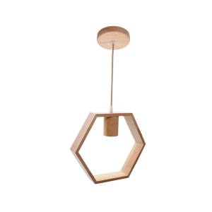 LAMPARA DE TECHO PORTA AMPOLLETA E27 MODELO HEXA