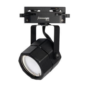 FOCO MONOFASICO NEGRO PORTA AMPOLLETA GU10 MODELO NAIRA