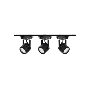 FOCO MONOFASICO NEGRO PORTA AMPOLLETA GU10 MODELO NAIRA