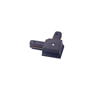 CONECTOR NEGRO MODELO L PARA RIEL MONOFASICO
