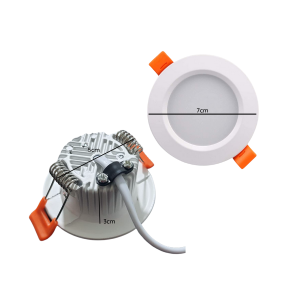 PANEL SPOT EMBUTIDO RENDONDO 3W FRIO 6000K MODELO BIOPRO