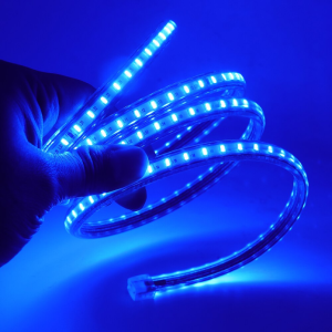 CINTA LED 220V AZUL 2835 INTERIOR EXTERIOR CORTE CADA 1 METRO