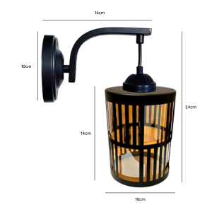 APLIQUE PORTA AMPOLLETA E27 MODELO SCHWER IV