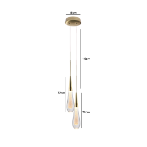 LAMPARA DE TECHO 15CM MODELO SIRAN